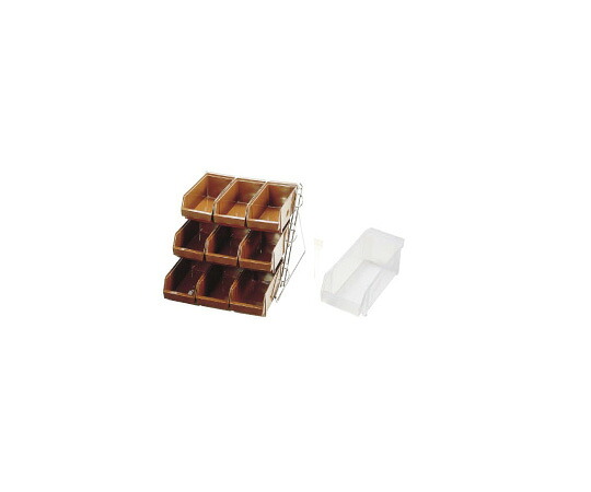 TKG SAスタンダード オーガナイザー 3段3列(9ヶ入)ホワイト 1ケース(9個入)