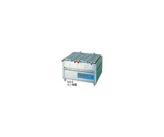 電気重ね合わせ式焼物器 今川焼 φ78mm 1個 NG-2(2連式)