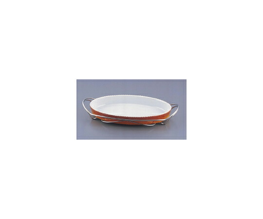 TKG SAシャトレ 小判グラタンセット 茶 1セット 12-PC200-40