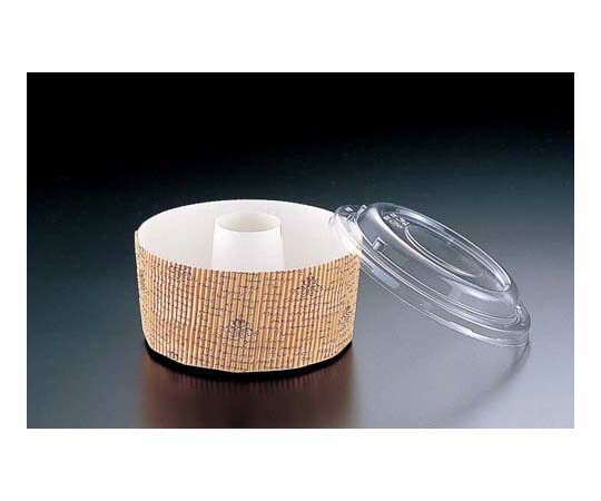 天満紙器 スモール蓋付シフォン ロイヤルクレスト柄 SC-836A (50枚入) 1ケース(50枚入)