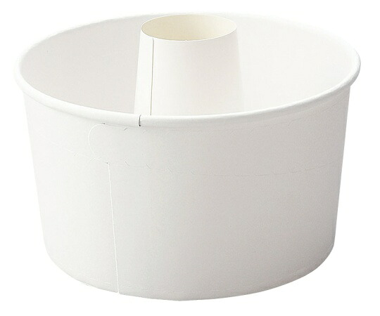 天満紙器 ロールシフォンカップ 白無地 (25枚入) 1ケース(25枚入) RS101