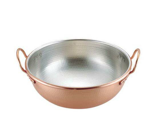 楽天市場】打ち出し銅さわり鍋 1尺4寸（約42cm） 柄・取っ手無し 銅