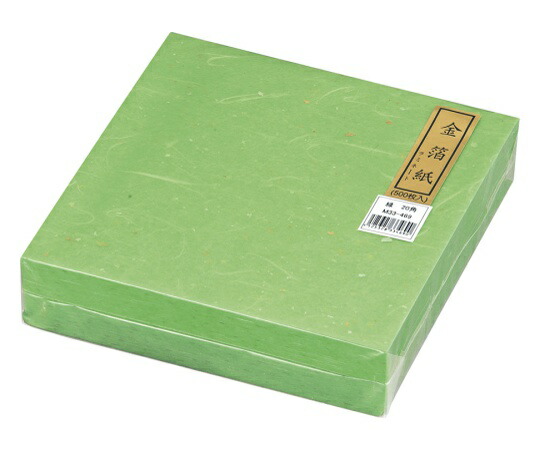 マイン 金箔紙ラミネート 緑 (500枚入) 1ケース(500枚入) M33-469