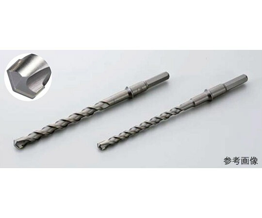 一こません孔機 六角軸せん孔機ビット 刃先径40.0粍 全長280粍 1本 HEX-400