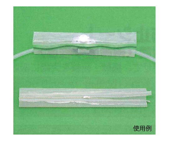 ユニバーサル USL透明フッ素樹脂配管保護カバー 75φ×1m 1組 00I-147-02