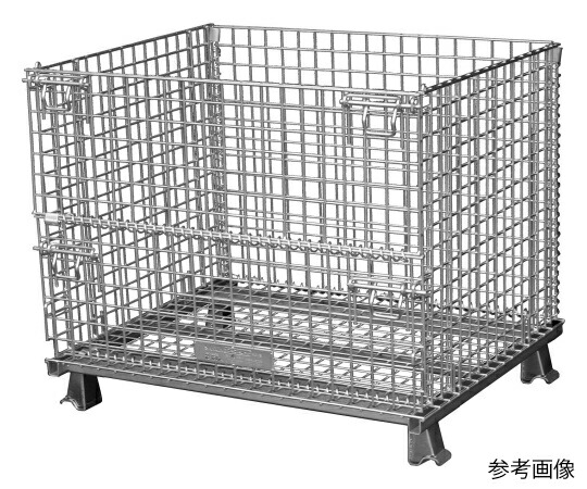 サンキン パレット コイルタイプ 900×650×680mm(金網ピッチ50×50mm) 1台 1255SC2