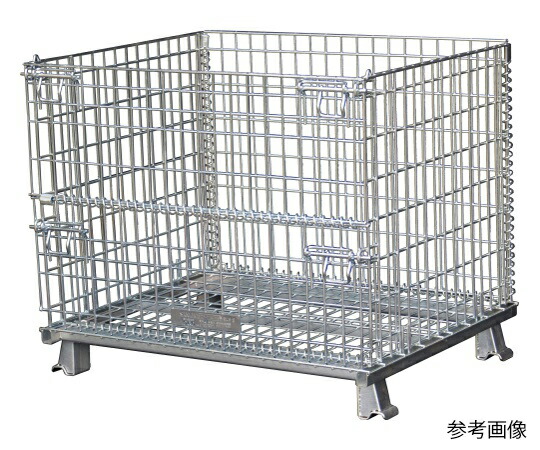 サンキン パレット コイルタイプ 1000×800×850mm(金網ピッチ50×100mm) 1台 1255SCS3