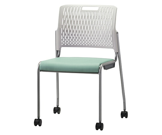 サンケイ ミィーティングチェア CM328-MXC(W) グリーン 1個 CM328-MXC(W) GR｜Shop de clinic店