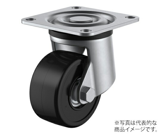 ユーエイ SUS-HG型キャスター 自在車プレート式 径75mm フェノール車輪 1個 SUS-HG-75PB