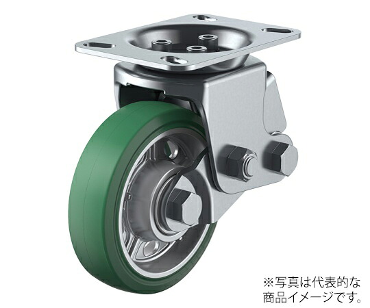 ユーエイ SKY-2R型キャスター 固着させる車お皿式 1個 SKY-2R200AW(AR)Gr-A-1