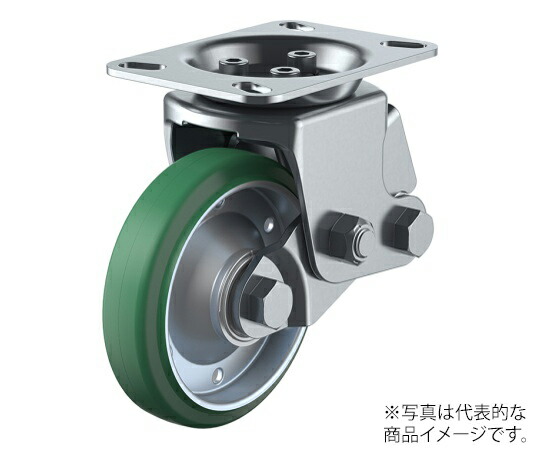ユーエイ SKY-2R型キャスター 固定車プレート式 1個 SKY-2R200WF(Gr)-B-1