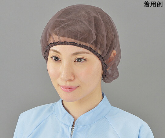 ホワイトマックス ヘアーネット　キャッピー　1-3　茶　200枚入 1ケース(20枚×10箱入)