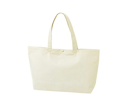 不織布バッグ　船底ホック付きA4横　白 1箱(100枚入) LC0529AC00｜Shop de clinic店