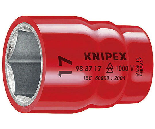 KNIPEX 3/8SQ　絶縁ソケット　1000V 1個 9837-19