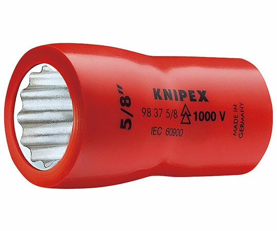 KNIPEX 3/8SQ　絶縁ソケット　1000V 1個 9837-7/16