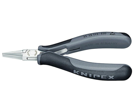 KNIPEX エレクトロニクスプライヤー 1本 3512-115ESD