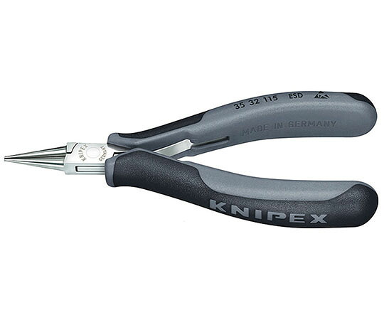KNIPEX エレクトロニクスプライヤー 1本 3532-115ESD