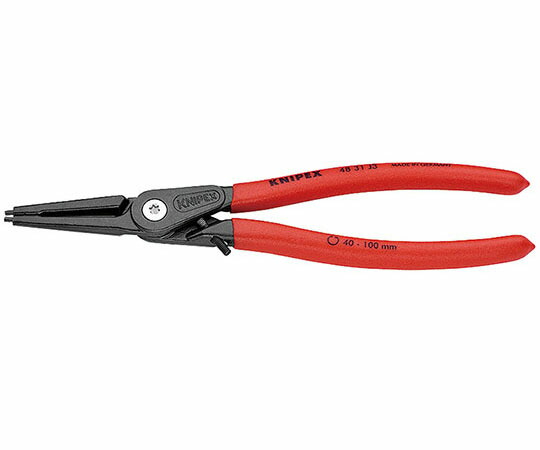 KNIPEX 穴用精密スナップリングプライヤー　直 1本 4831-J3
