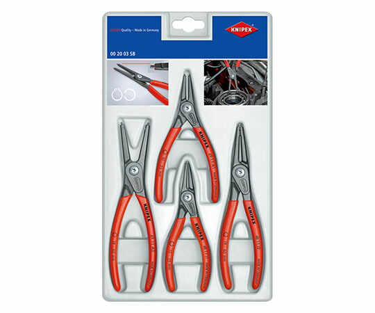 KNIPEX 精密スナップリングプライヤーセット　4本組 1セット 002003SB