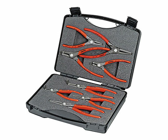 KNIPEX 精密スナップリングプライヤーセット 8本組 1セット 002125