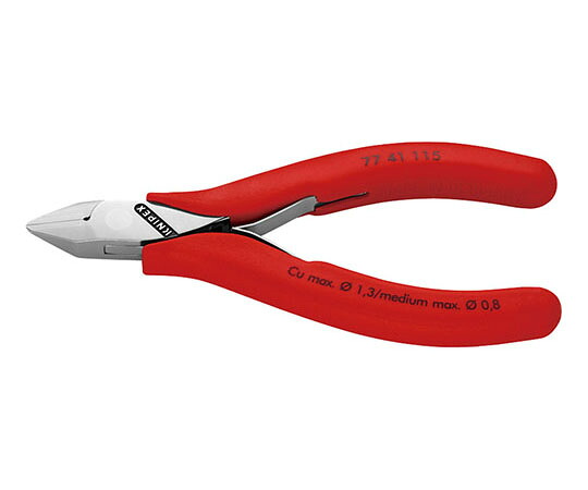 KNIPEX エレクトロニクスニッパー 1本 7741-115