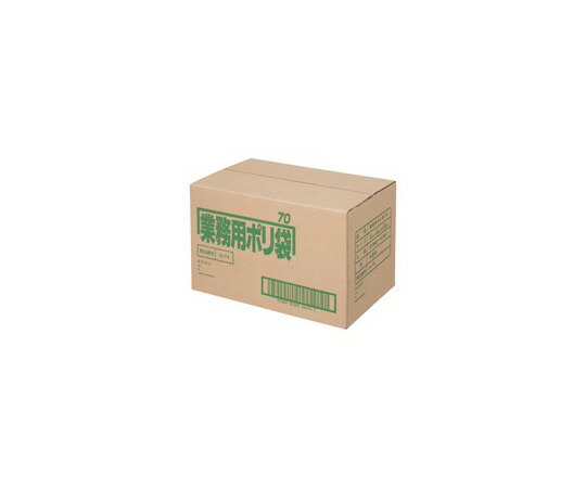 日本サニパック ポリゴミ袋 白半透明 70L 10枚×40組 1箱(10枚×40パック入) N-74-40
