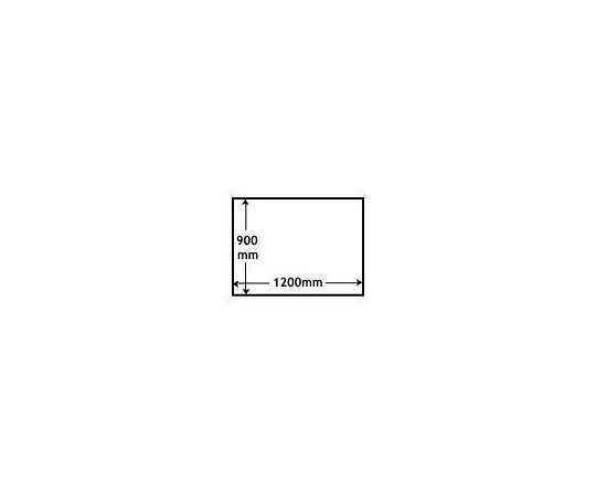 マグエックス ホワイトボードシート　W1200×H900mm 1枚 MSHW-90120-M
