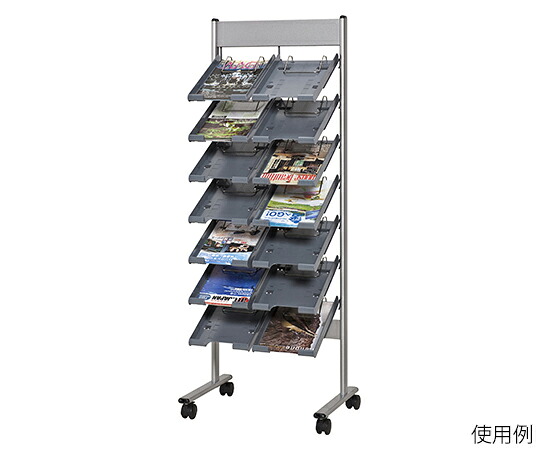 店内全品ポイント5倍★要エントリー★ナカキン パンフレットスタンド トレイタイプ 1個 PST-C207-GR|Shop de clinic店