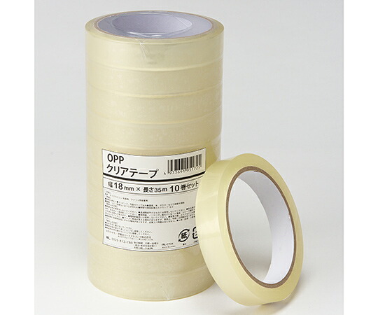 店内全品ポイント5倍★要エントリー★伊藤忠リーテイルリンク OPPクリアテープ 18mm×35m 1ケース(10巻×20セット入) IRL-CT04|Shop de clinic店