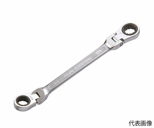 KTC ラチェットめがねレンチ　両頭首振タイプ 1本 MR1A-1012F