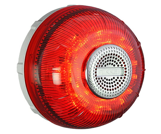 日惠製作所 ニコアラートドーム　赤　DC12～24V　スピーカー付 1個 VC14D-D24ER