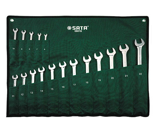 SATA 17pcs　コンビネーションレンチセット 1セット RS-08018