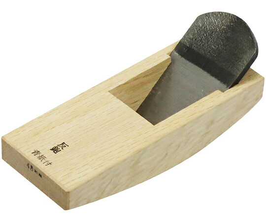 店内全品ポイント5倍★要エントリー★嘉孝製作所 伝匠　反り鉋　安来青紙鋼　48mm 1個｜Shop de clinic店