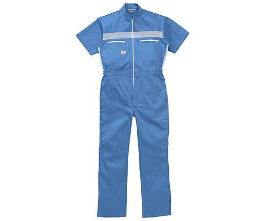 山田辰 半袖つなぎ服　スカイブルー　BLL 1着 1-1030-SB-BLL 8,392円