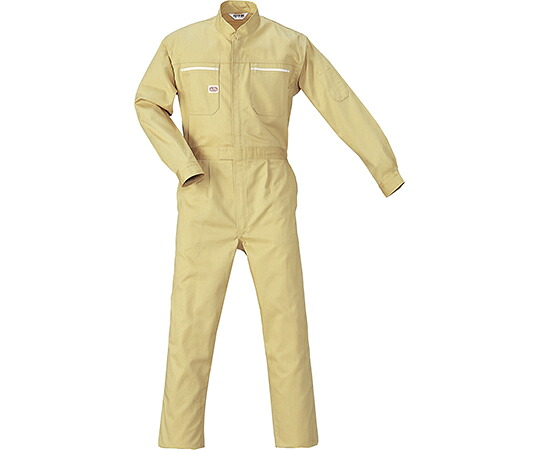 店内全品ポイント5倍★要エントリー★山田辰 防縮つなぎ服　ゴールド　3L 1着 1-2500-GO-3L｜Shop de clinic店