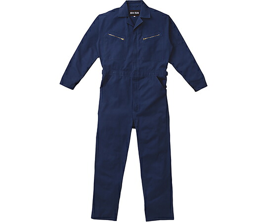 山田辰 つなぎ服 ネイビーブルー 3L 1着 1-2600-NB-3L