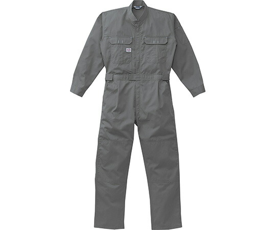 山田辰 つなぎ服 グレー M 1着 1-3750-G1-M