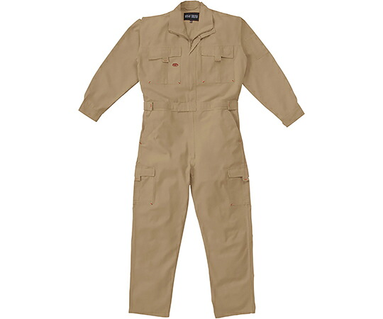 山田辰 つなぎ服　カーキ　4L 1着 1-3900-K2-4L