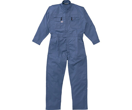 店内全品ポイント5倍★要エントリー★山田辰 つなぎ服 ブルー 5L 1着 1-5750-BL-5L|Shop de clinic店