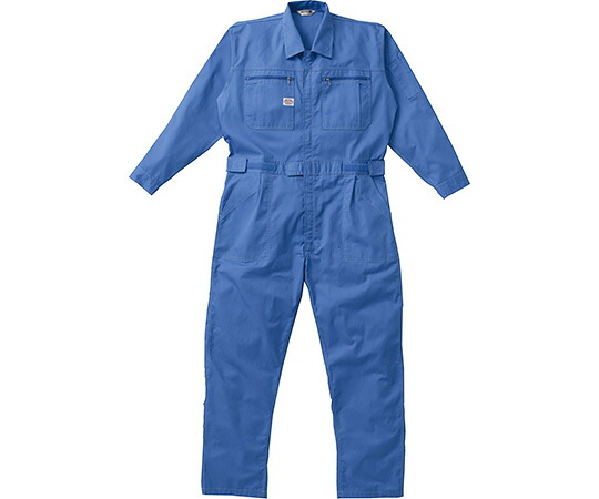 店内全品ポイント5倍★要エントリー★山田辰 つなぎ服 マリンブルー 3L 1着 1-5950-MB-3L|Shop de clinic店