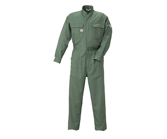 山田辰 つなぎ服 緑であること 3L 1着 1-6550-GR-3L