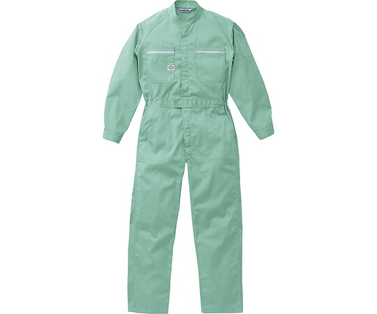 店内全品ポイント5倍★要エントリー★山田辰 つなぎ服 エメラルドグリーン 5L 1着 1-6800-EM-5L|Shop de clinic店