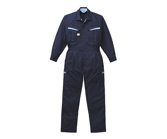 山田辰 防臭消臭抗菌つなぎ服　ネイビーブルー　4L 1着 1-8900-NB-4L 11,642円