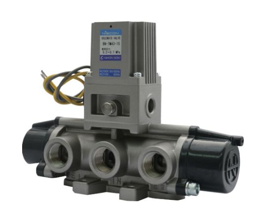 日本精器 4方向電磁弁15AAC100V7Mシリーズシングル BN-7M43-15-E100 1台