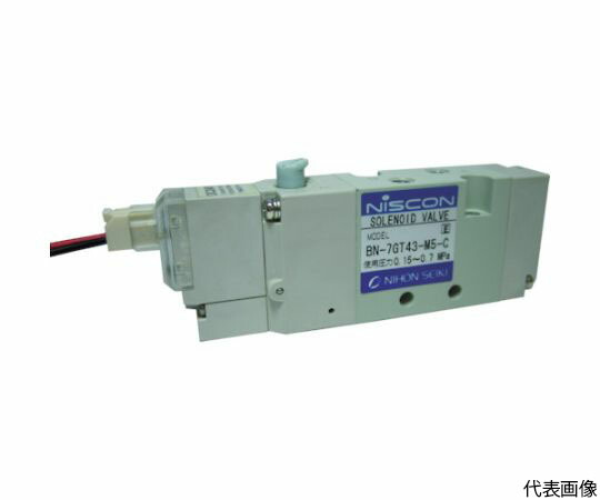 日本精器 4道のり電磁弁 M5シングルAC200V7GT BN-7GT43-M5-C-E200 1台