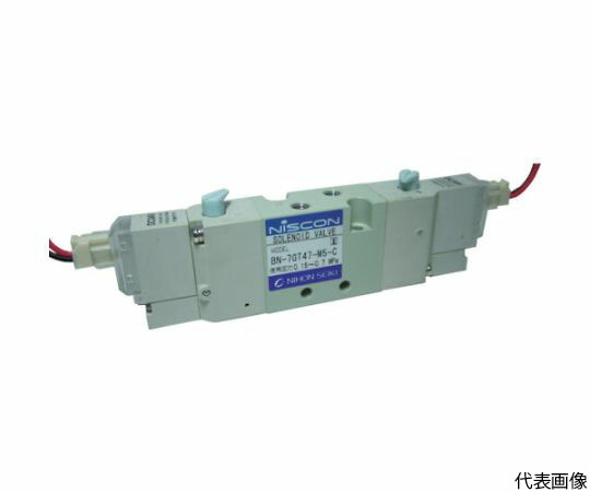 日本精器 4道のり電磁弁 M5ダブルAC200V7GT BN-7GT47-M5-C-E200 1台