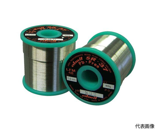 日本アルミット 鉛フリーやに入りはんだ SR-37 LFM48 1.0mm SR37LFM48-3.5-1.0MM 1巻