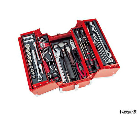 TONE 整備用工具セット ツールセット 差込角12.7mm 56点セットマットブラック TSA4331BK 1セット