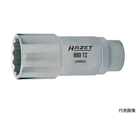 HAZET ディープソケットレンチ（12角タイプ・差込角9.5mm・対辺21mm） 880TZ-21 1個