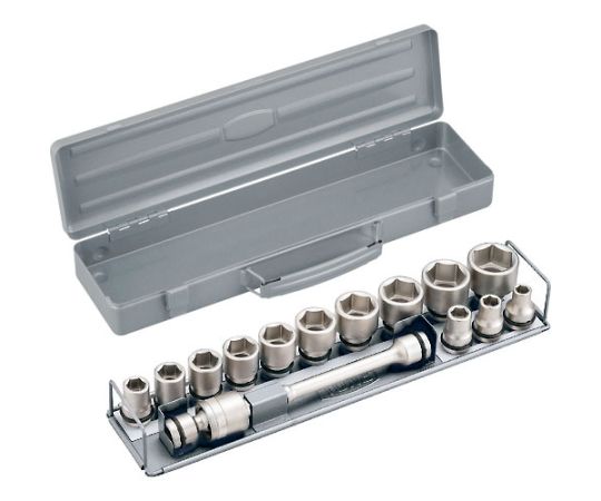 TONE インパクト用ソケットセット（メタルトレー付） 15pcs 差込角12.7mm NV4132 1セット